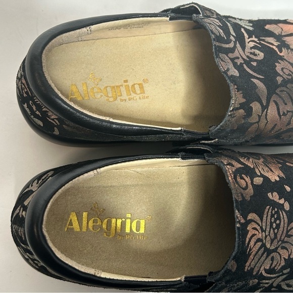 NWOT Alegria Leather Slip-On Shoes With Double Gore Kara Regal Copper - Picture 12 of 16